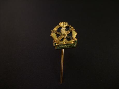 (KCT) Korps Commandotroepen( speciale eenheid van de Koninklijke Landmacht)de groene baretten, goudkleurig logo